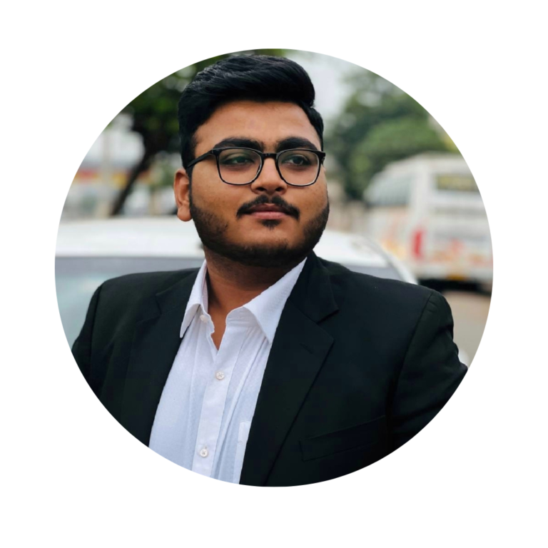 Navy & White Abstract Background Profile Photo Instagram Post